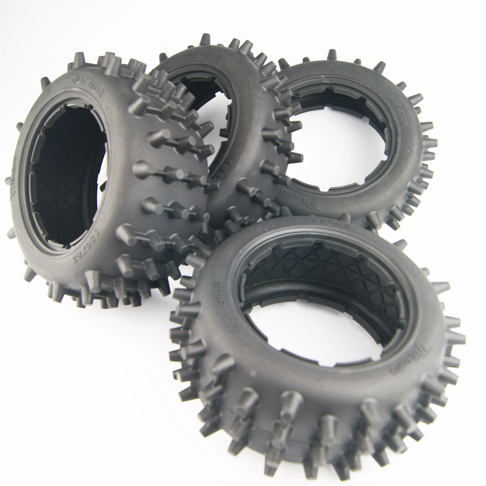 Moyeux De Roue,Centre De Roue De Voiture De Course, 4 Pièces, 14