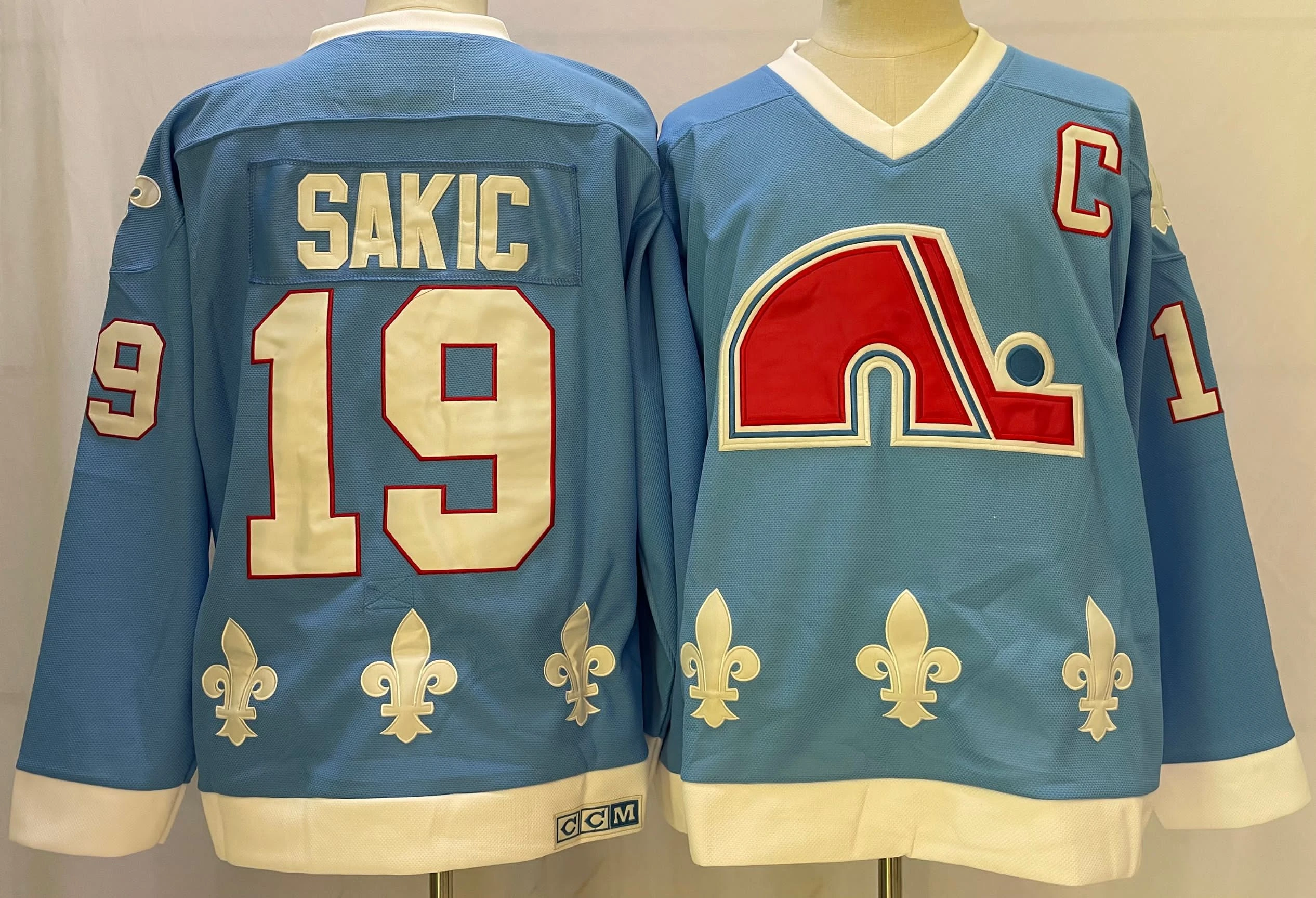 Joe Sakic Quebec Nordiques Jersey Quebec Hockey Team Ice Hockey