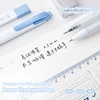 1Set Exam Set Press Neutral Pen 2B Automatic Pencil Rubber Ruler Six Stationery Items for Students 3