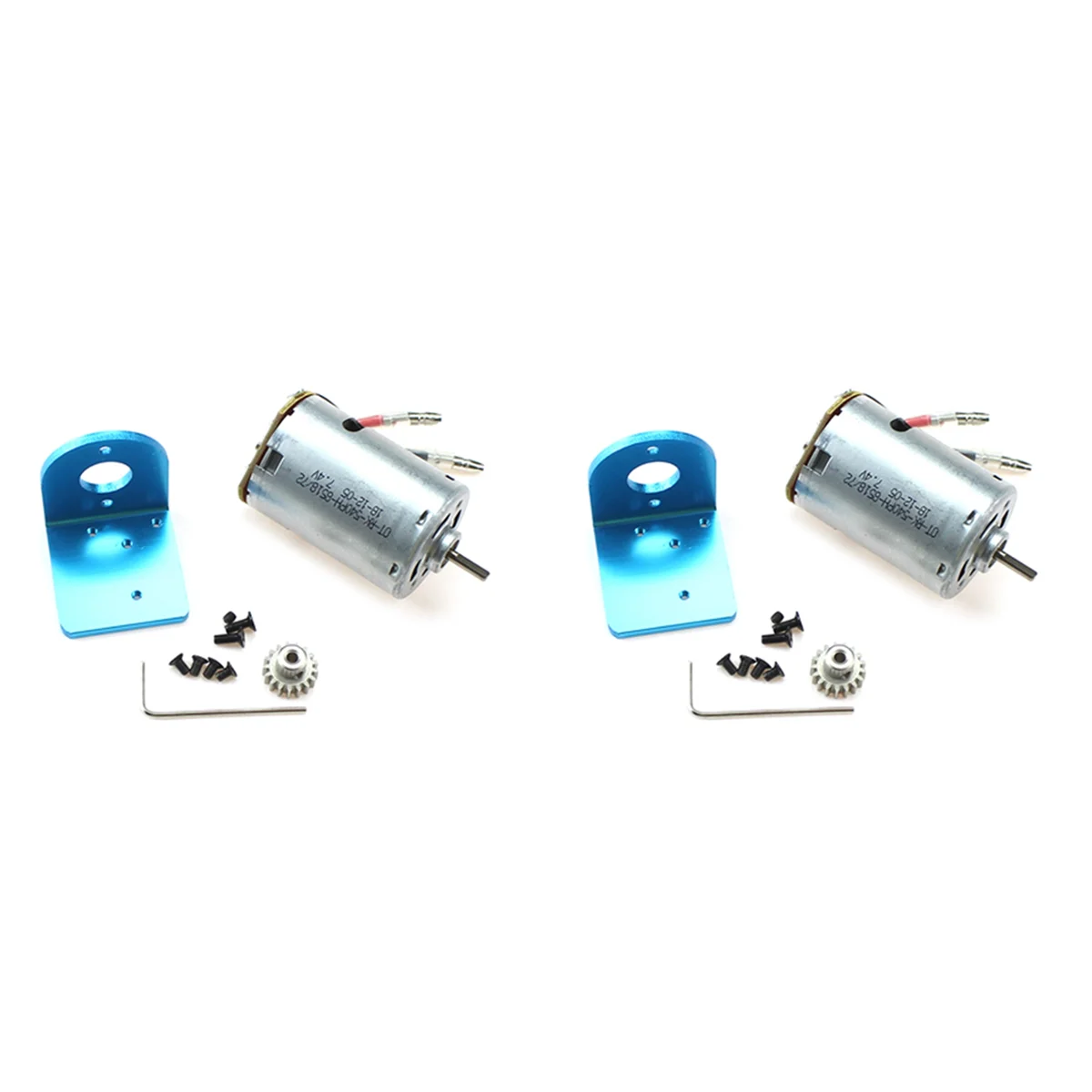 

2X 540 Brushed Motor with Mount Base for Wltoys 12428 12423 12427 1/12 RC Car Upgrade Parts Accessories