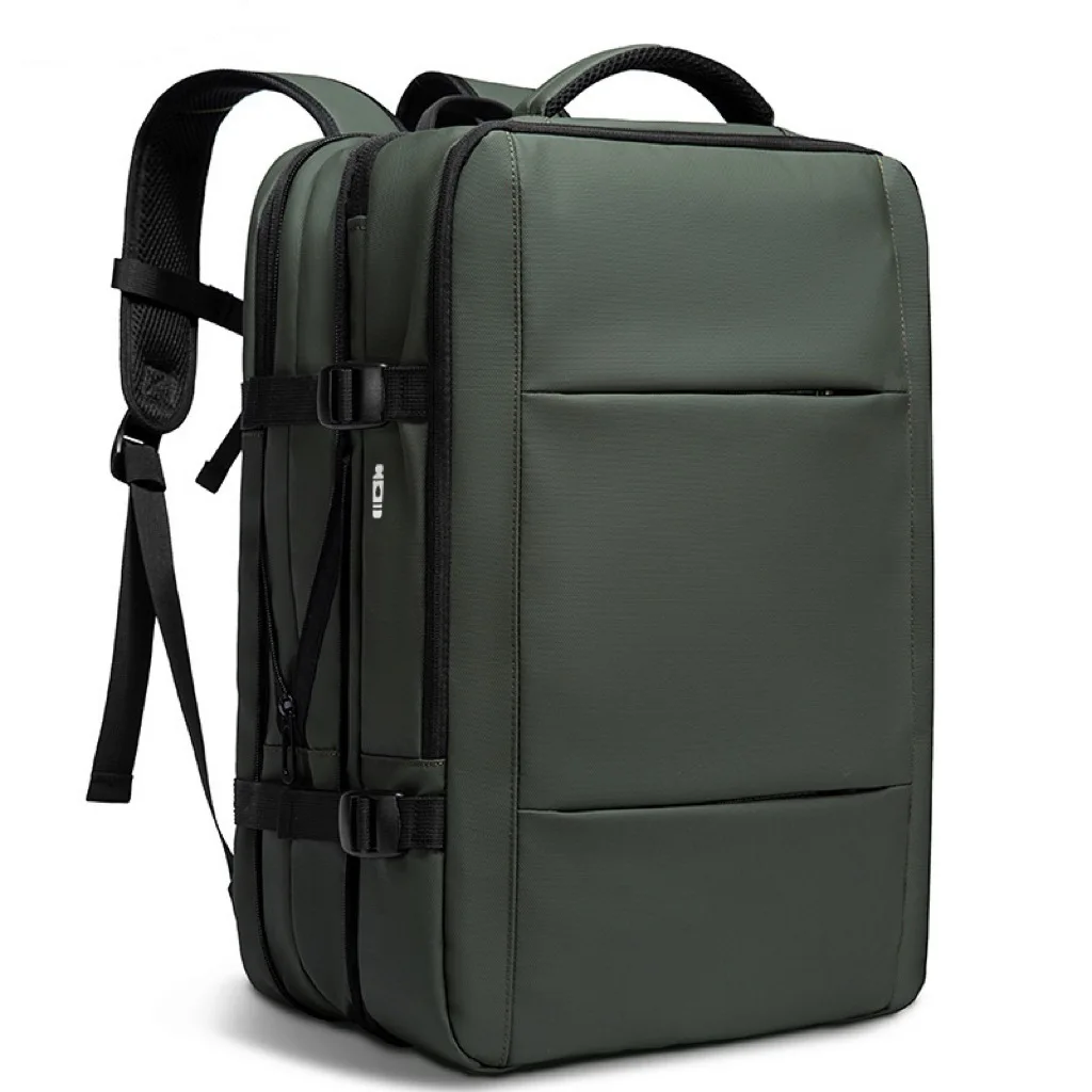 Backpack Male College Student Computer Backpack Men's Large Capacity Business Travel Waterproof Expandable Men's Bag Travel Bag