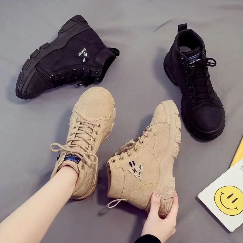 Martin Boots Women's 2022 New Autumn Locomotive Wear-resistant Breathable Travel Pedaling Mountain Non-slip Boots