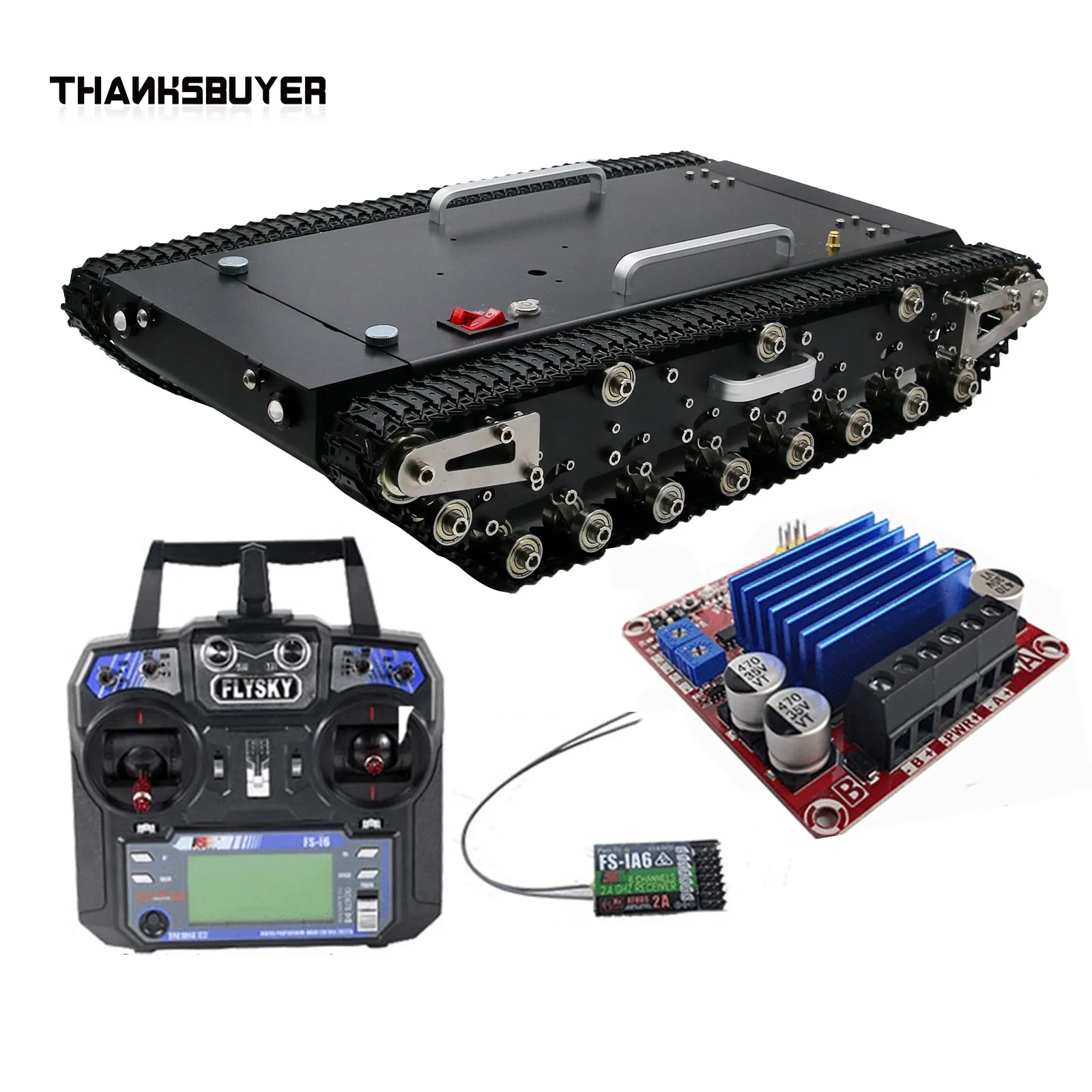 NEW Thanks buyer WT500S Tank Chassis Robot Chassis Remote Control