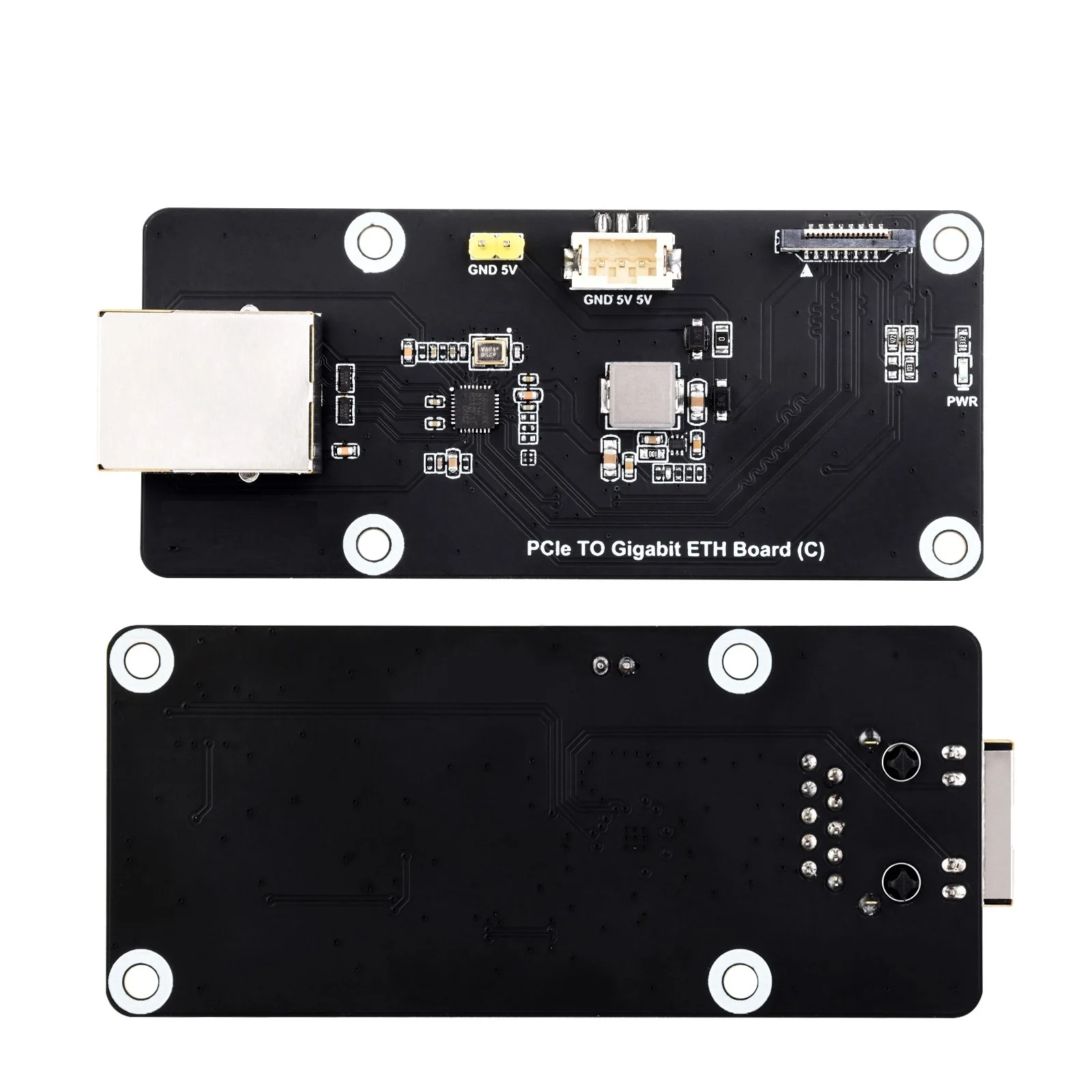 Modulo Adattatore Da Pcie A Gigabit Ethernet, Compatibile Con Raspberry Pi 5, Raspberry Pi Os, Senza Driver