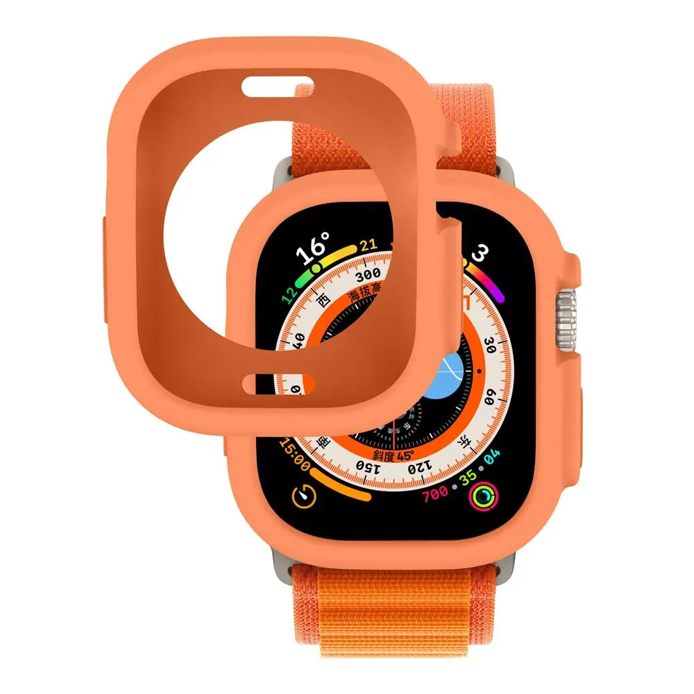 Coque de protection transparente souple pour Apple Watch Ultra/Ultra 2,  coque de protection d'écran en TPU, pare-chocs pour iWatch Series 360,  41mm, 45mm, 49mm, 7/8/9 - AliExpress