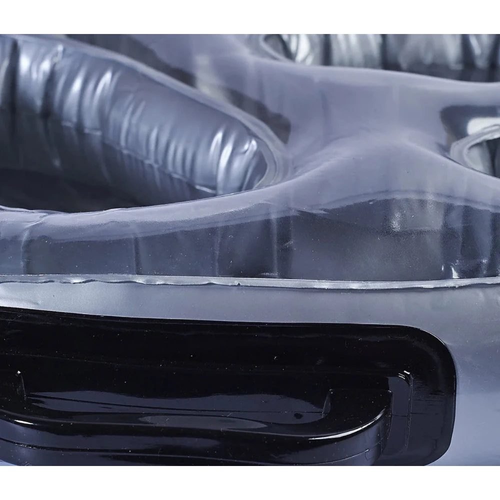 promotional foldable inflatable hot tub pool floating refreshment inflatable snacks serving bar tray snacks wine tray