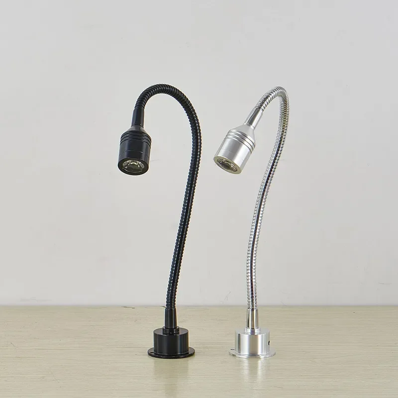 3W LED 유연한 튜브 캐비닛 스팟 램프, 85-265Vac LED 벽 램프, 카운..