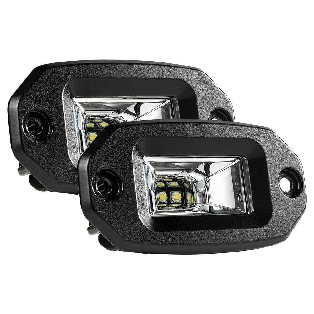 

2Pcs 4.3” 20W 6.7"40W LED Work Light Flush Mount LED Flood Offroad Driving Auto Fog Lamp For 4x4 Jeep ATV UTV SUV Truck