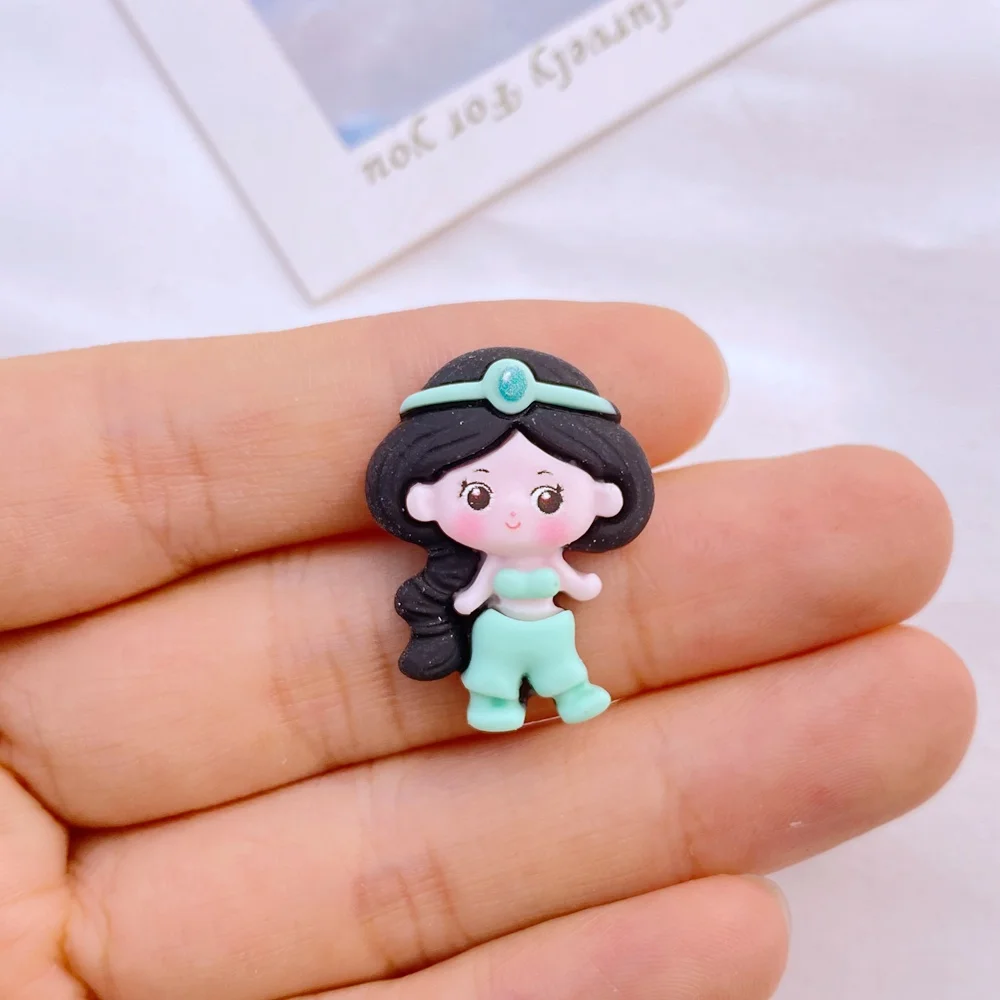 10 new cute Kawaii cartoon mermaid princess girl series resin scrapbook Diy jewelry hairpin accessories decoration process resin hairpin accessories,resin jewelry accessories