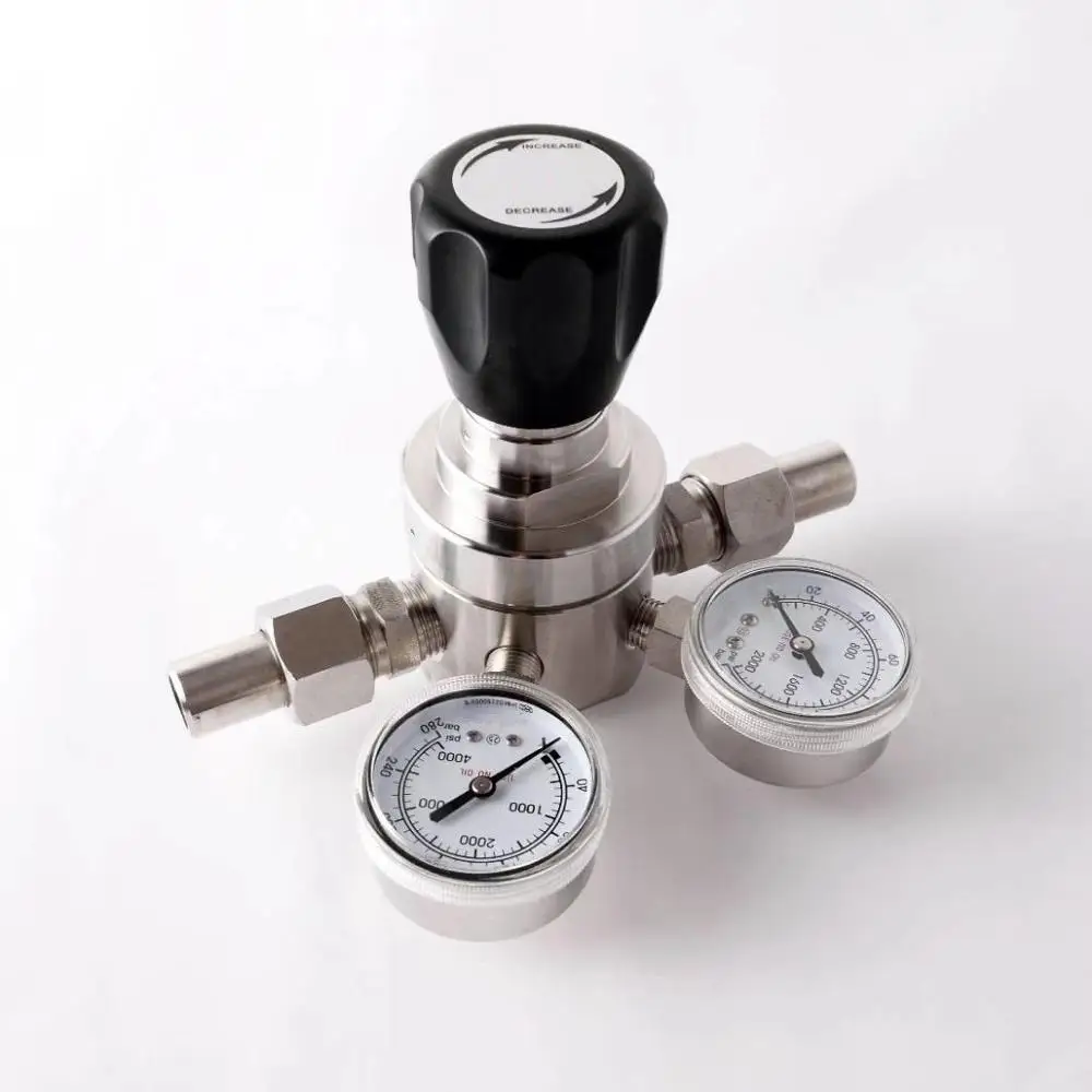 

6000 PSI reducing regulator for high pressure