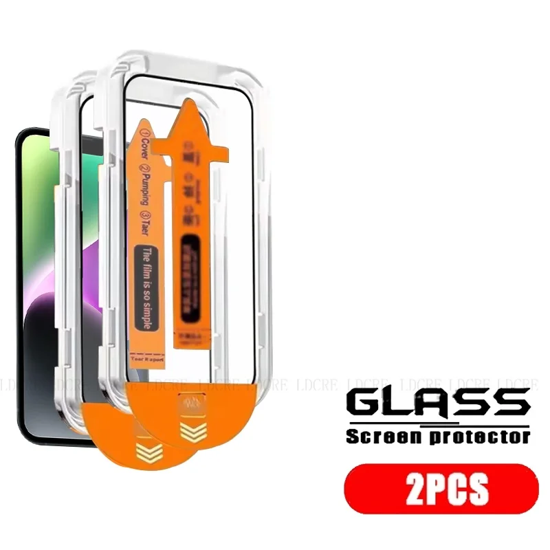Premium Tempered Glass Screen Protector - Dust-Free, Full Coverage - 9H Hardness