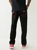 American 2025 new style Retro High Waist Straight Leg Embroidered Wide Leg Pants Harajuku couple Wear Embroidered Casual Jeans 4
