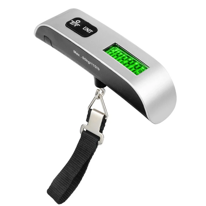 Electronic Luggage Scale Portable Digital Scale 50kg/10g Hanging Scale Suitcase Travel Weighing Baggage Bag Weight Tool