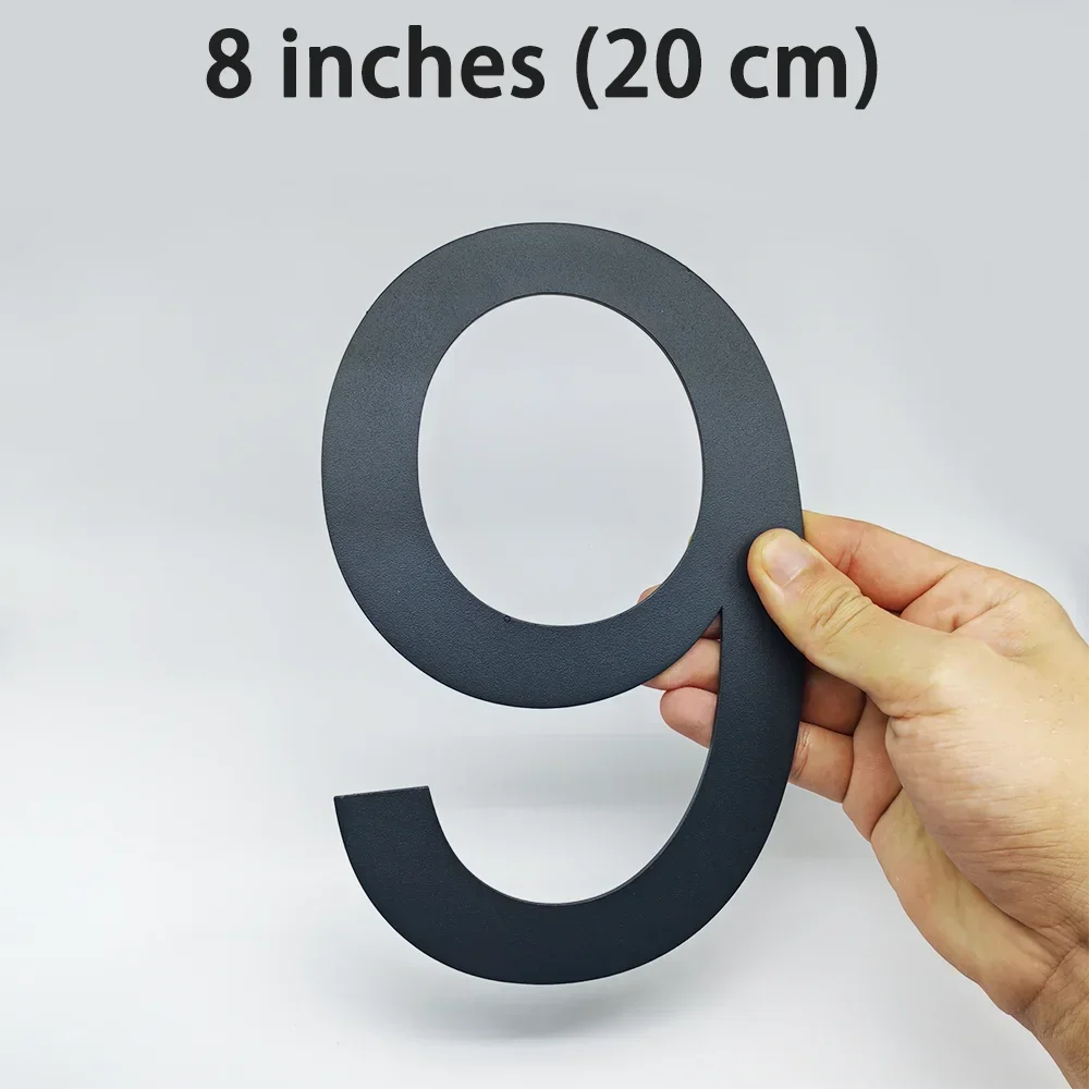 20-25 CM Outdoor House Number Stainless Steel Digital Exterior House Number Numbers Signs Address Plate Name Plate Custom Sign house number signs house numbers number plate
