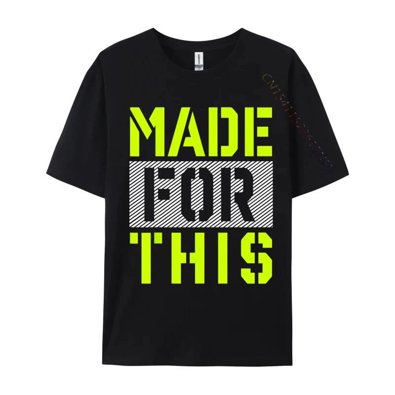 Normal T Shirt Retro Short Sleeve Personalized Pure Cotton Crew Neck Men Tops Shirts Printing Tee-Shirts Fall Wholesale Made For This Athletic Neon Green black