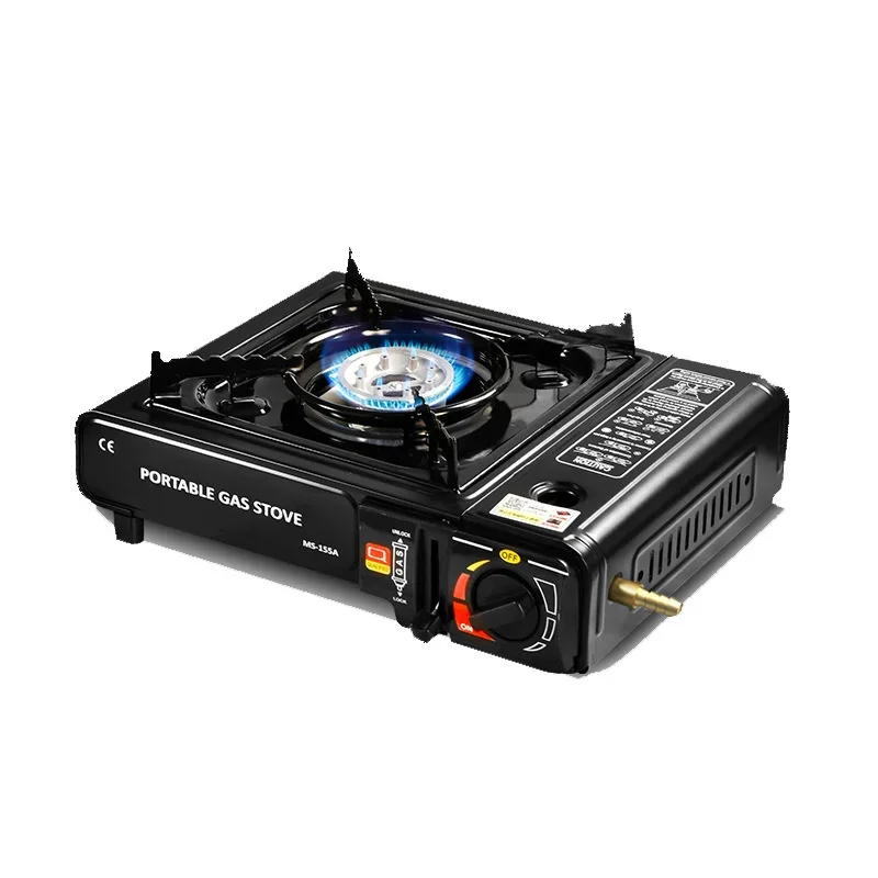 2900W Outdoor Cassette Gas Stove Cassette Gas Stove Dual-purpose Portable Grill Butane Vehicle-mounted