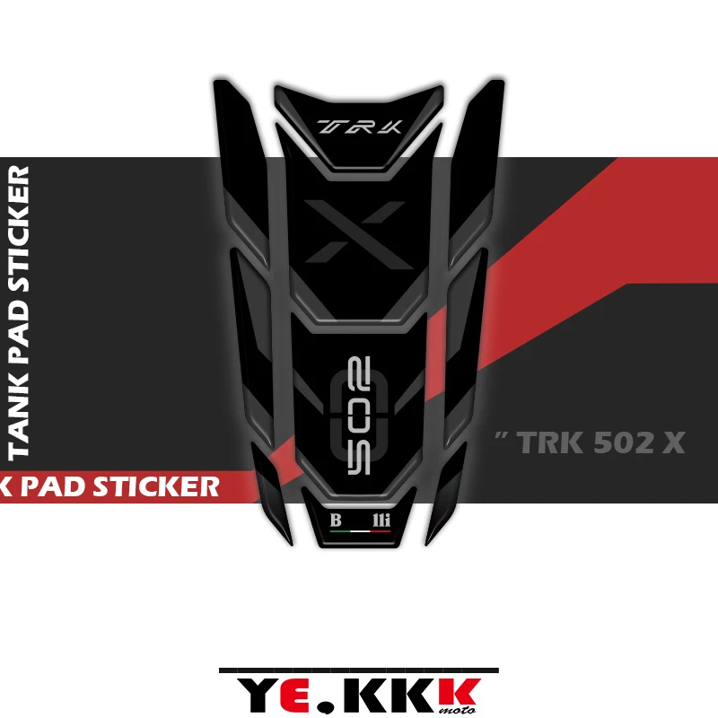 3D Fuel Gas Tank Pad Protector Decal Stickers Full TRK 502 LOGO For