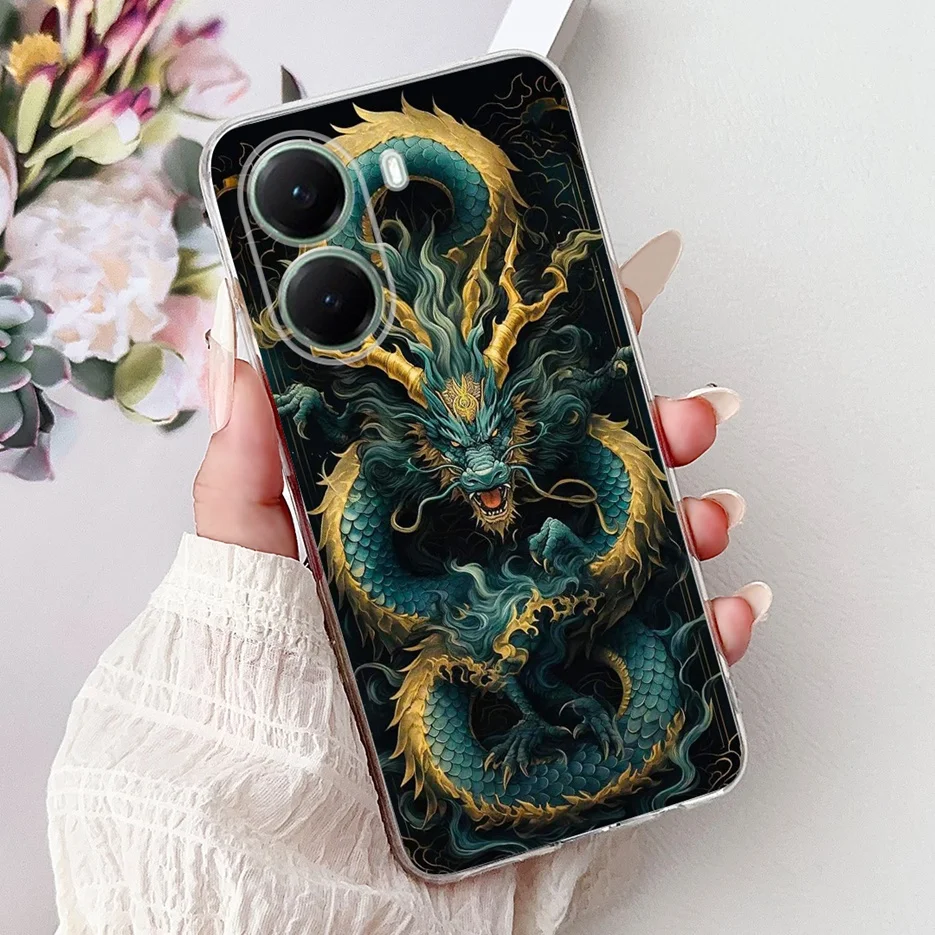 Stylish Painted Clear Silicone Soft TPU Phone Case Cover Shell Coque