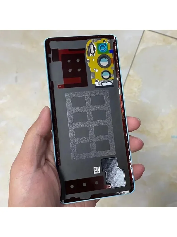 Realme GT Master Explore Edition, RMX3366 후면 도어 하우징 프레임 케이스 뚜껑 교체용 Origina 후면 배터리 커버 유리