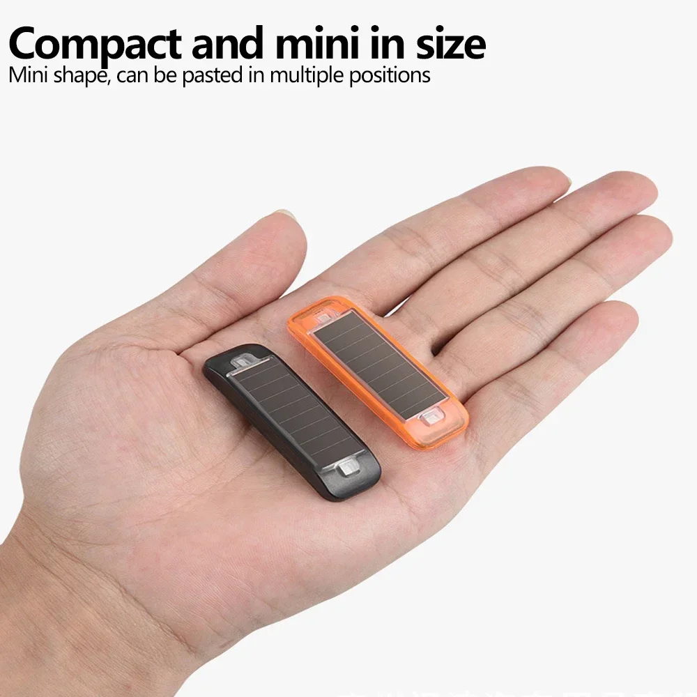 Solar warning light car rear collision prevention free breathing light motorcycl Electric vehicle bicycle LED tail flashing ligh