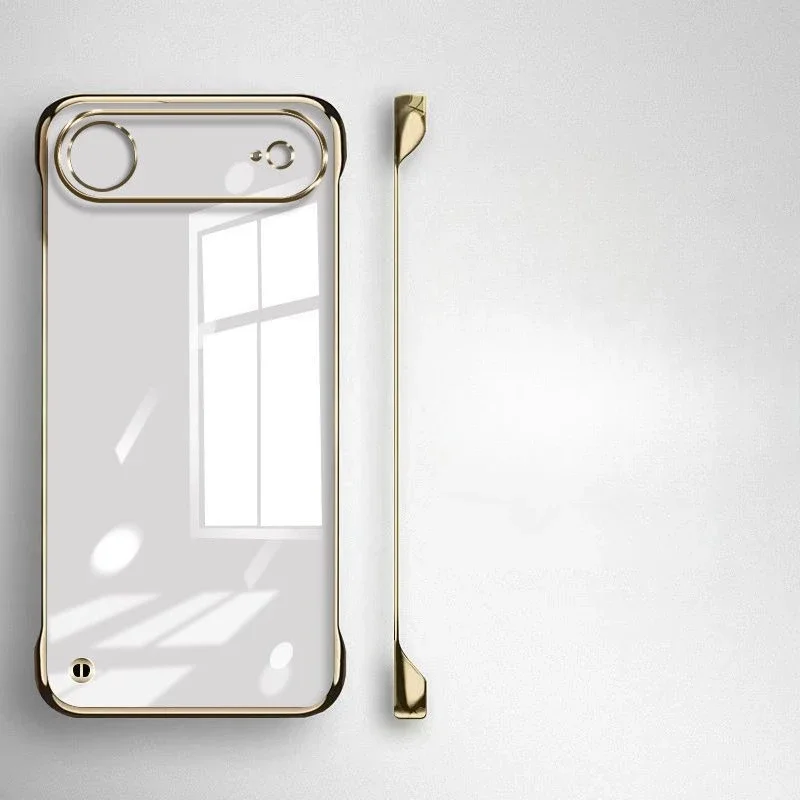 Ultra Thin Frameless Shockproof Bumper Case - Air Slim Hard Transparent Cover