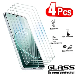 4 - Pack Tempered Glass Screen Protectors - HD Front Protective Cover Film for OPPO A6 Pro 4G (Transparent)