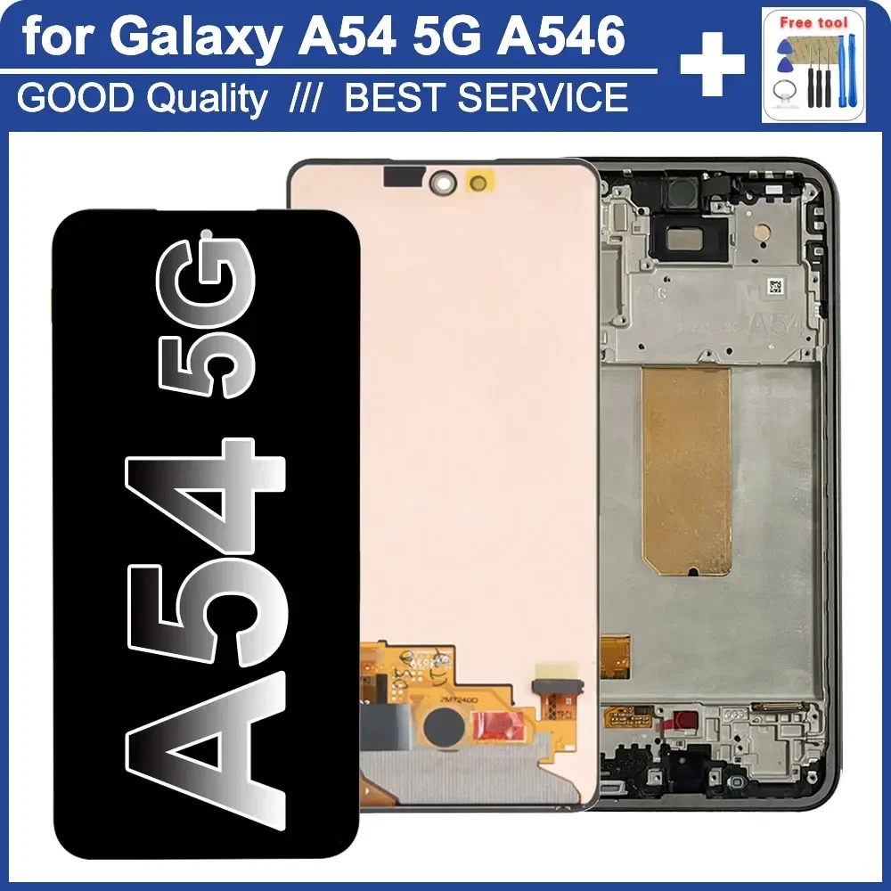 New Super AMOLED LCD Screen Touch Replacement for Samsung Galaxy A54 5G A546B A546 A546U Display lcd display screen