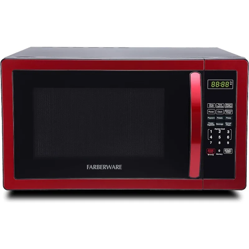 

Микроволновая печь Farberware, 1000 Вт, 1,1 куб. Футов, микроволновая печь со стандартным освещением и блокировкой от детей