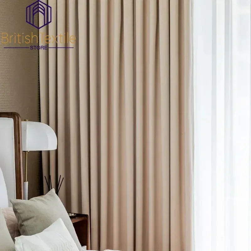 Blackout Curtains Modern Velvet Curtains for Living Dining Room Bedroom Door Window