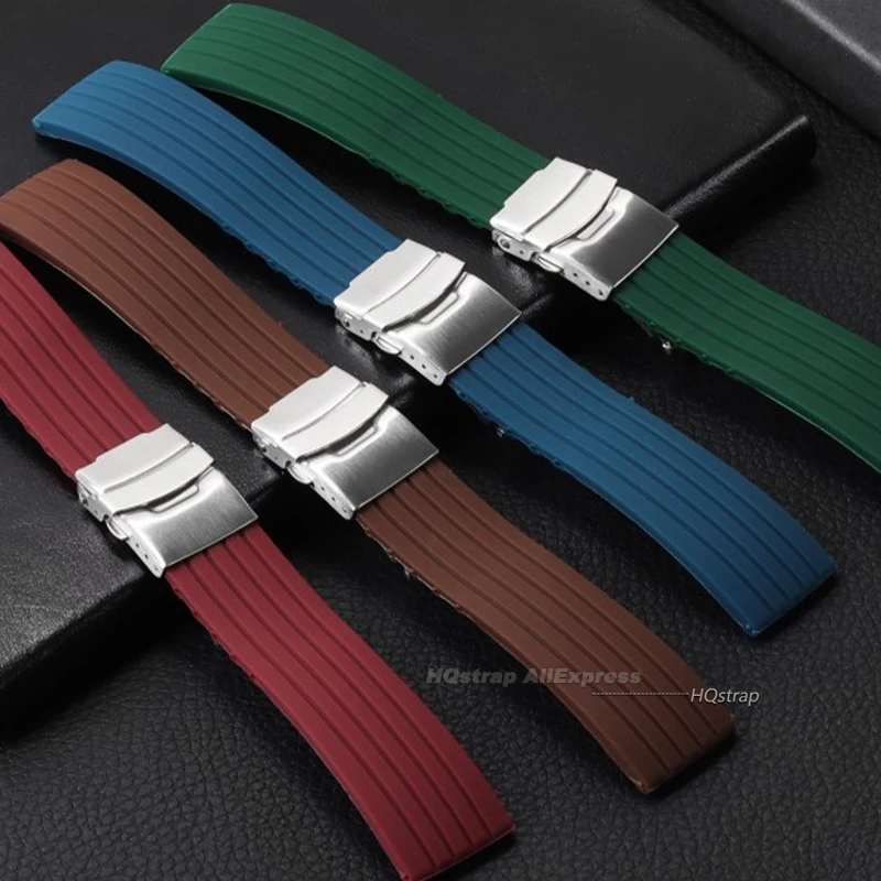 Universal Waterproof Sports Silicone Watch Band - Premium Rubber Strap