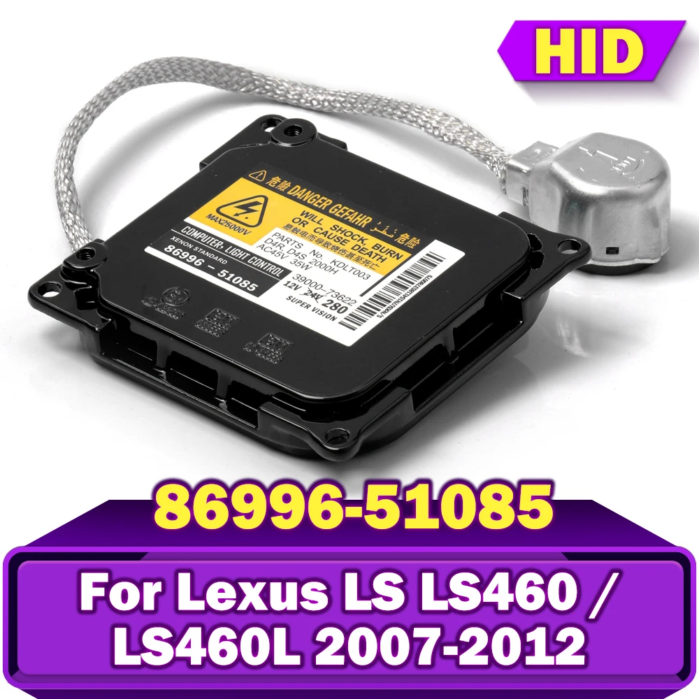 

86996-51085 KDLT003 HID Xenon Ballast Control Block 3900060082 DDLT003 Unit Igniter Module D4 For Lexus LS460 LS460L 2007-2012