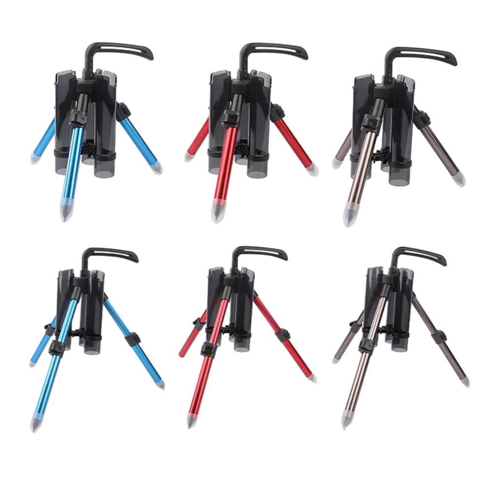 

Retractable Fishing Rod Bracket Tripod Pole Holder Folding Portable Aluminium Alloy Fishing Rod Support Tools Accessories Tackle