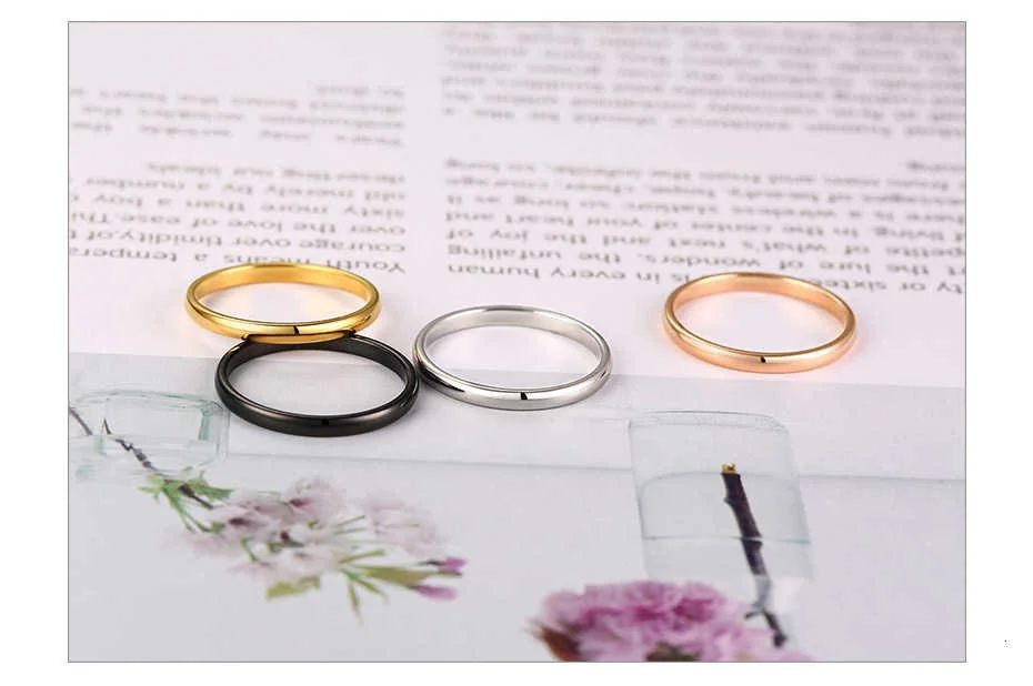 Modni stil 2025. Elegantni VNOX set za žene i djevojčice, prsten za koktel od umjetnog čelika debljine 2 mm_voghion.com