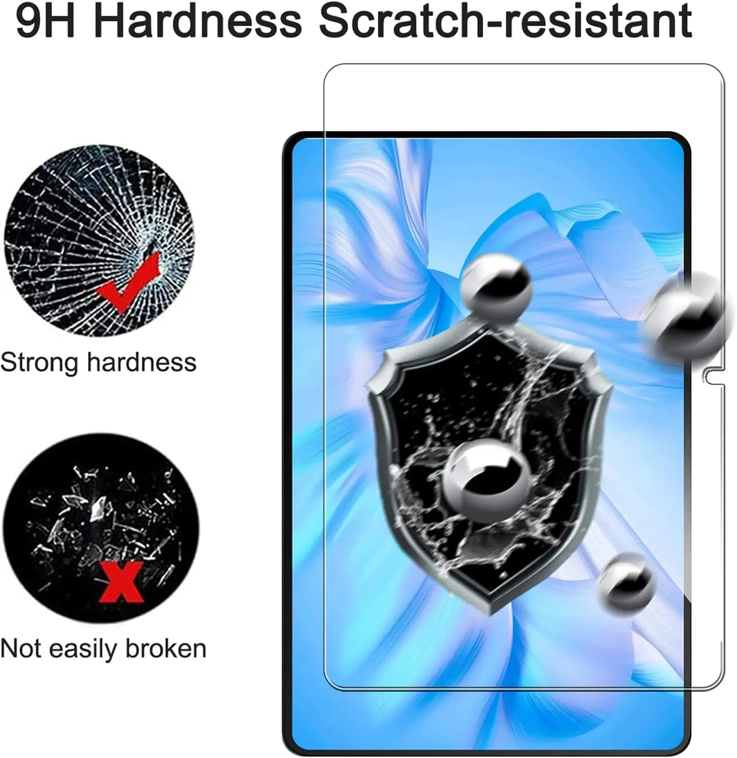 Premium Tempered Glass Screen Protector - Scratch-Resistant, Anti-Fingerprint, HD Ultra Clear