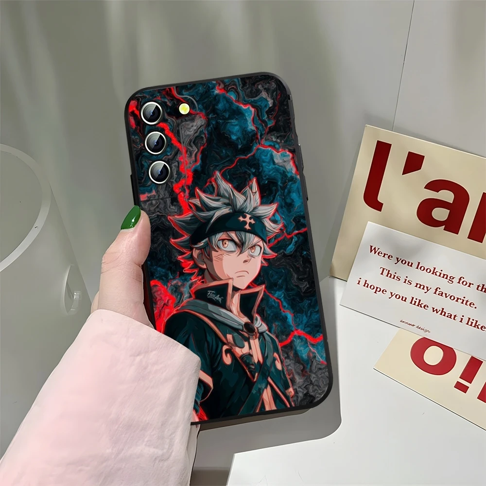 Black Clover Asta Protective Phone Case - Sleek Black Design
