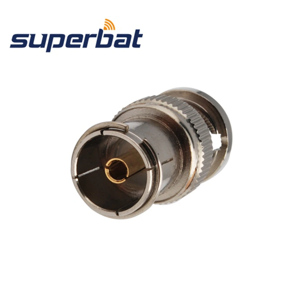DVB T TV Tuner Antenna Adapter BNC Male to DVB T Female RF Coaxial Connector