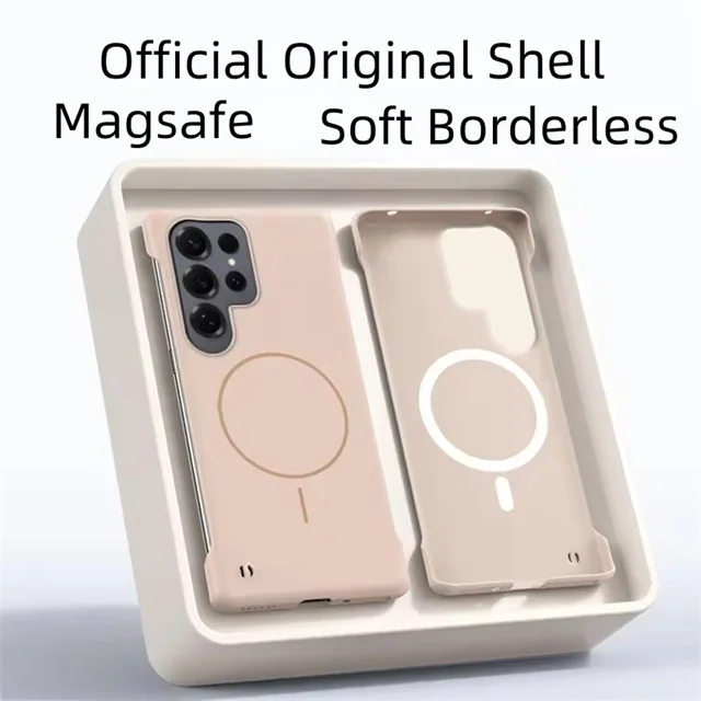 Slim Frameless Frosted Cooling Magnetic Wireless Charging Case Cover
