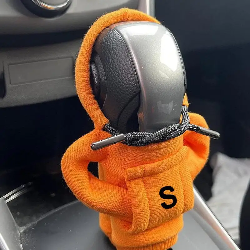 Car Center Console Gear Shift Knob Cover Hoodie Sweatshirt Interior Styling  Handle Clothes Auto Manual Decorative Decoratio B2O7 - AliExpress