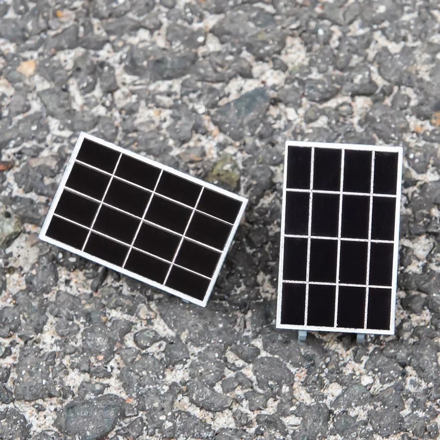Miniature Solar Panel DIY Kit for Building House Roof Diorama