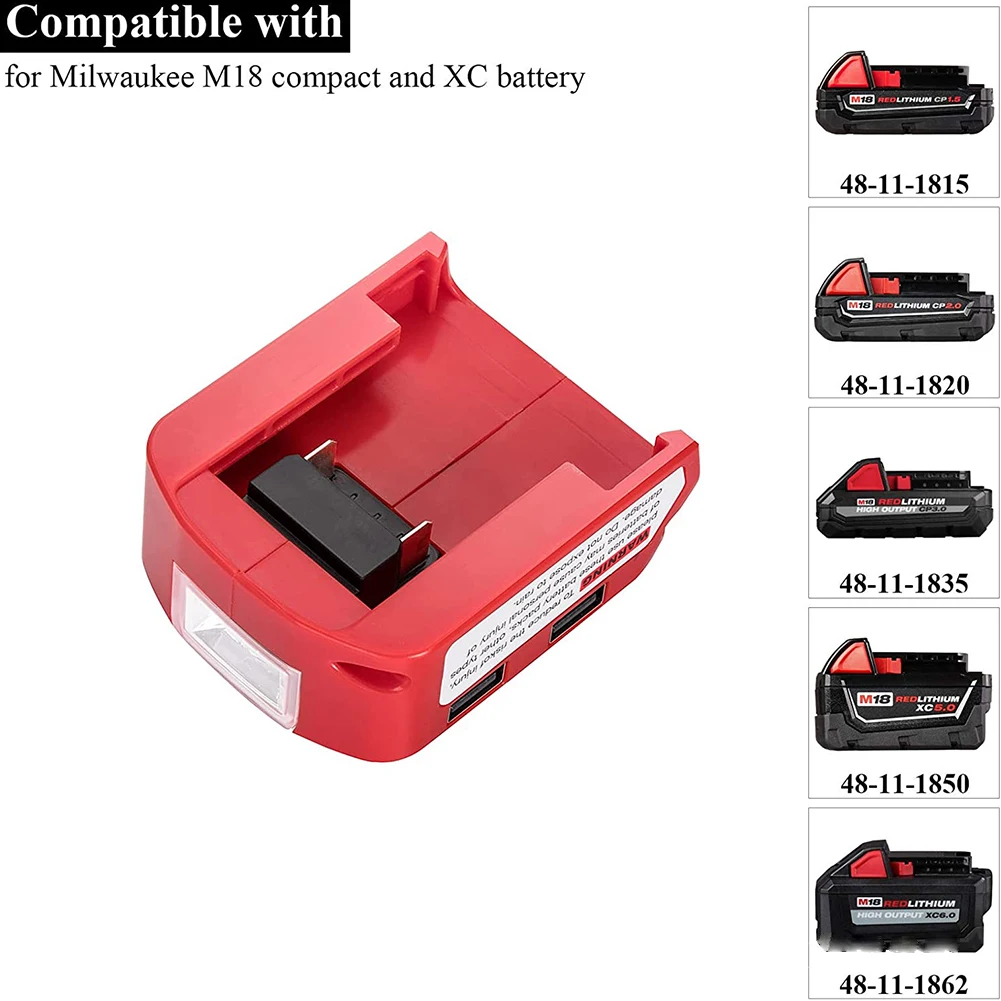 

1pcs Converter Charger USB Adapter Lithium Battery Power Tools With Fuse Wire Terminals Battery Adapter Wheel Battery Adapter