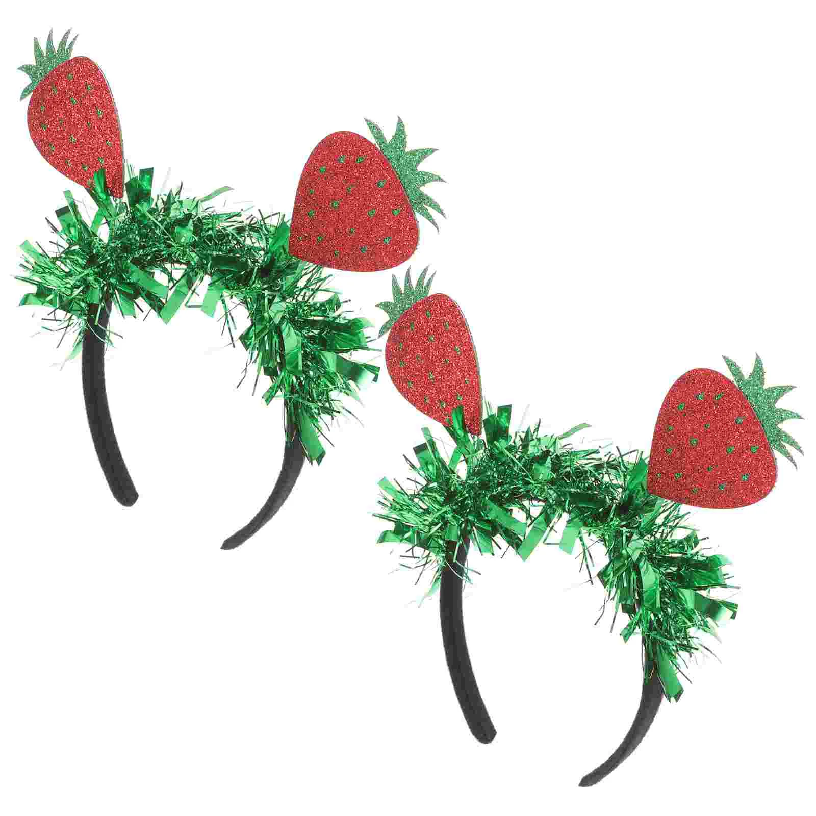 

Amosfun Fruit Headbands for Girls: Cute Strawberry Design for Summer and Hawaiian Parties