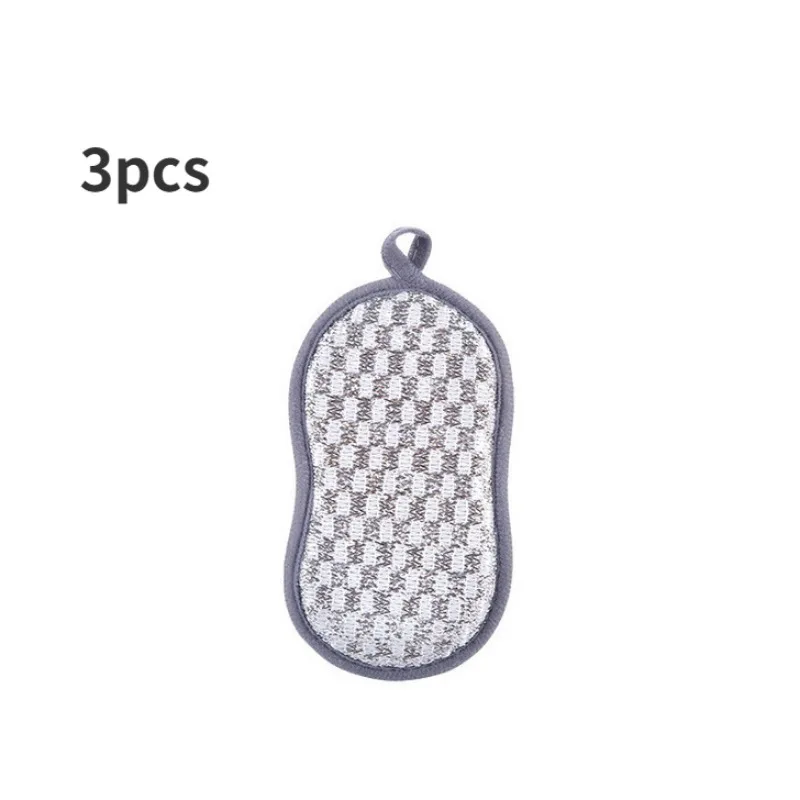 thumbnail image 1 of esponjas para fregar platos, de doble cara, de microfibra, antiadherentes, para limpieza de ollas, utensilios de cocina, utensilios para lavar ollas, 1 of 5