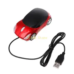 Colorful Car - Shaped Wired Gaming Mouse - Electronic Sports Design, 1000DPI, Best Seller (Red)