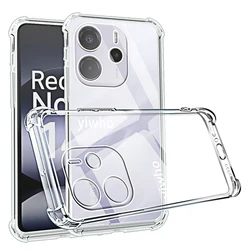 Crystal Clear Protective Camera Phone Case with Transparent Design for Redmi Note14 4G (Europe)