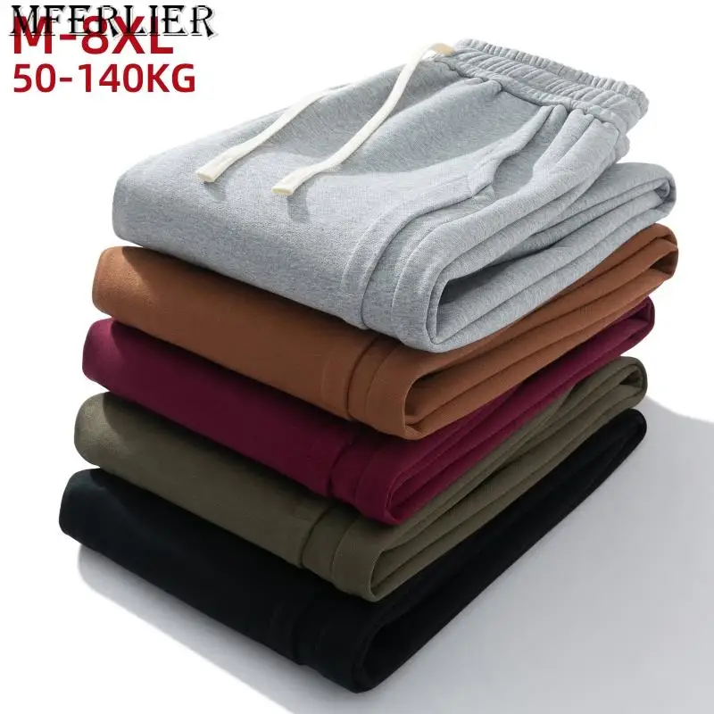 

2023 New Men's Jogger Sweatpants Fashion Drawstring Streetwear Casual Baggy Trousers Male Cotton Loose Harem Pant Plus Size 8xl