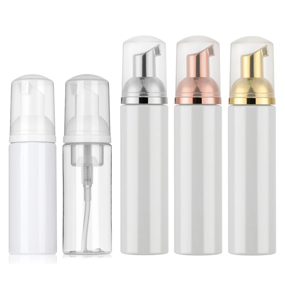 30/50/60/80/100ml Mini Foaming Bottle Refillable Plastic Soap Shampoo