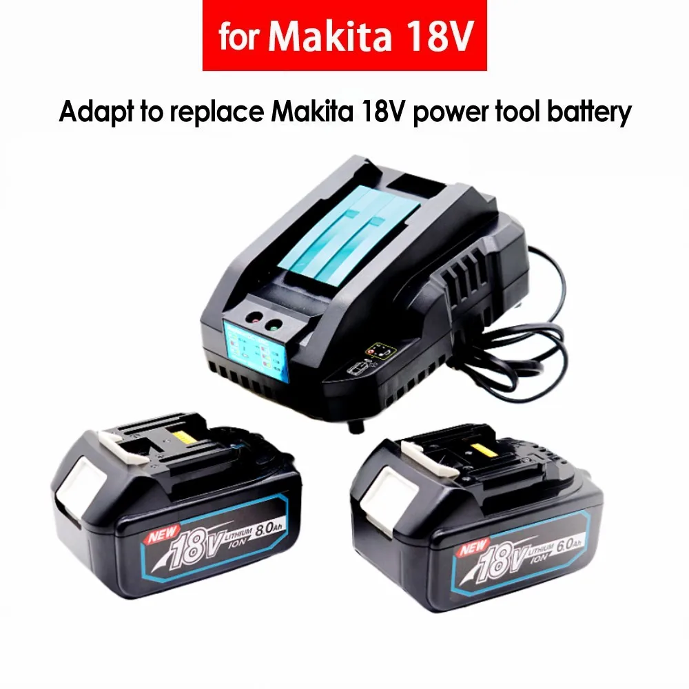 

2023 New Upgraded 18V 6000mAh Makita Rechargeable Power Tools Battery BL1860 BL1850 BL1840 BL1830 Replacement Lithium Battery