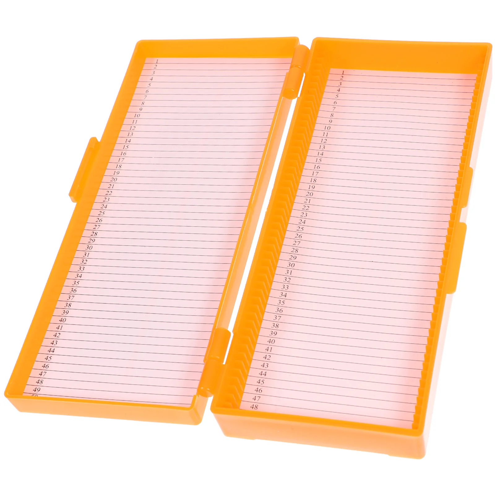 

Slide Box Laboratory Supplies Microscope Holder Glass Slides Storage Tray Abs Storing Tool