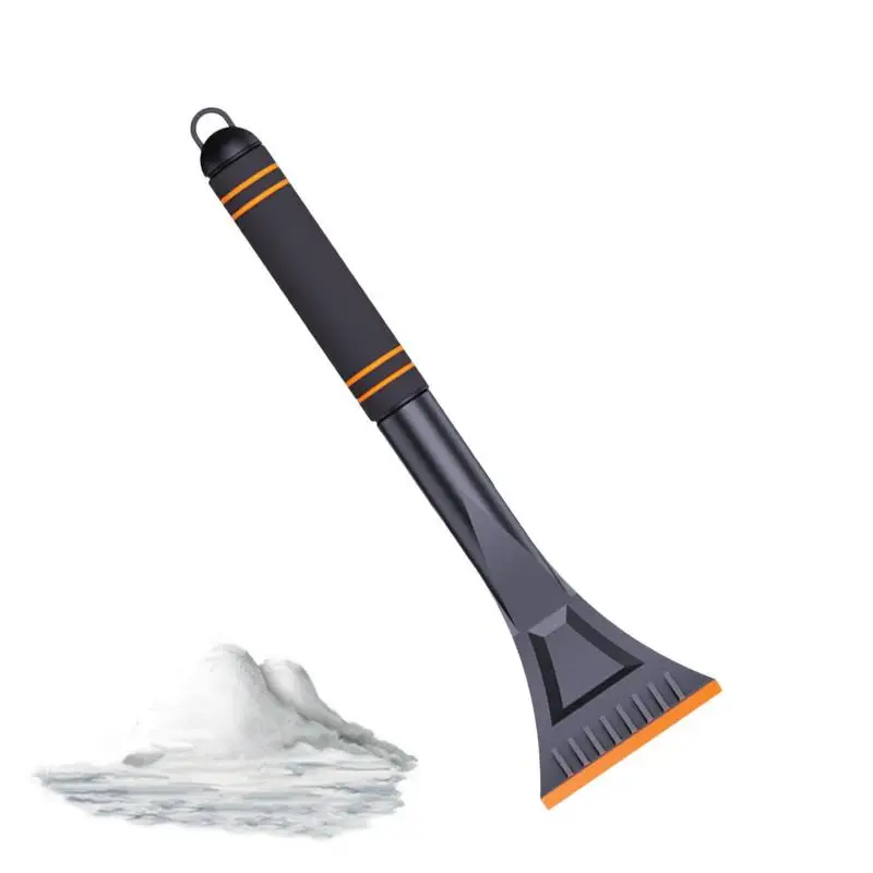 

Car Snow Scraper And Brush Snow Scraper Remover For Winter Space Saving Snow Clearing Tool For Cars SUVs RVs And Trucks