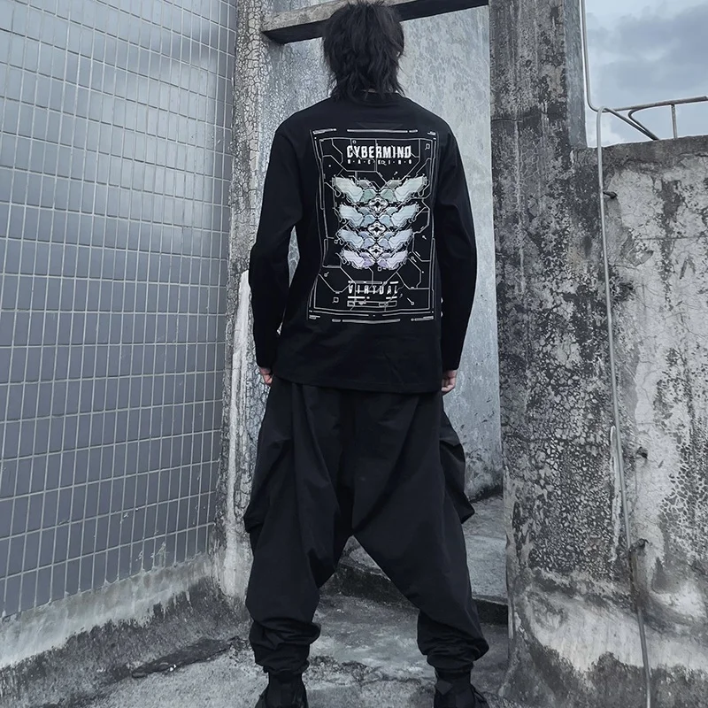 Punk Style Long Sleeve Top 1